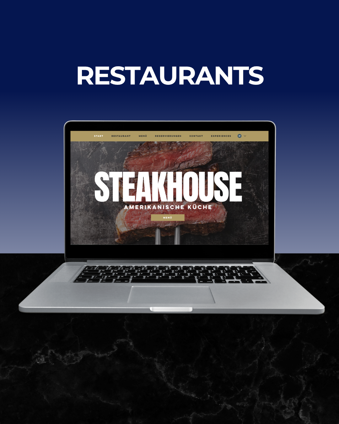 Steakhouse – Website Referenz von Wavio